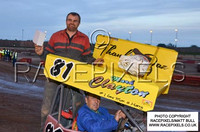 Brisca F2 Stock Cars inc. White & Yellow Championship